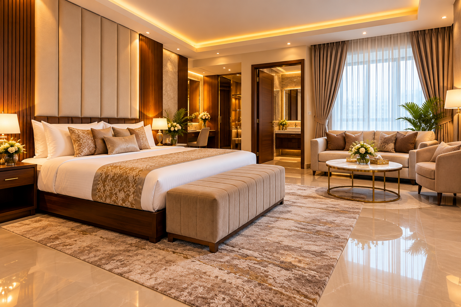 Private guest room at Shree Saishwar Grand Hall, Tarsa